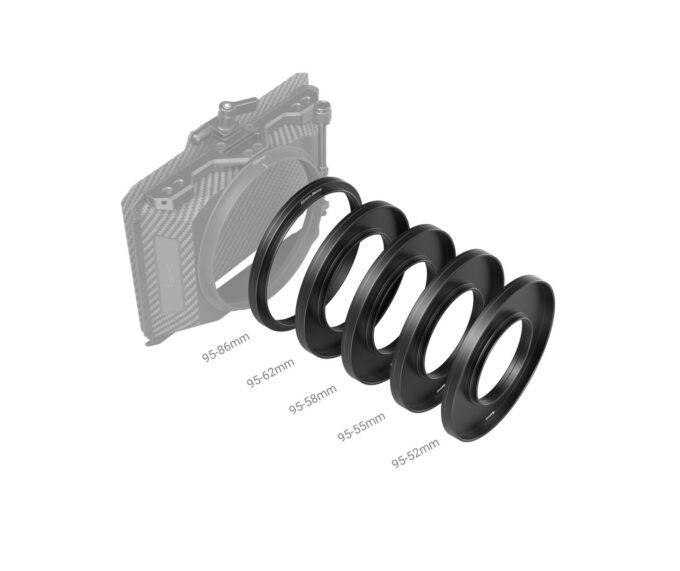 SmallRig Adapter Rings Kit (Φ52/55/58/62/86-95mm) 3383