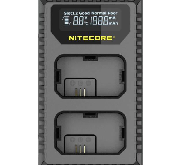 Nitecore USN1 Dual-Slot USB Travel Charger for Sony