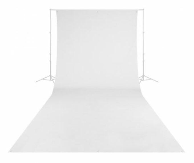Westcott Wrinkle-Resistant Backdrop - High-Key White (9' x 20')