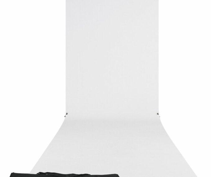 Westcott X-Drop Wrinkle-Resistant Backdrop Kit - High-Key White Sweep (1.5 x 3.7m)