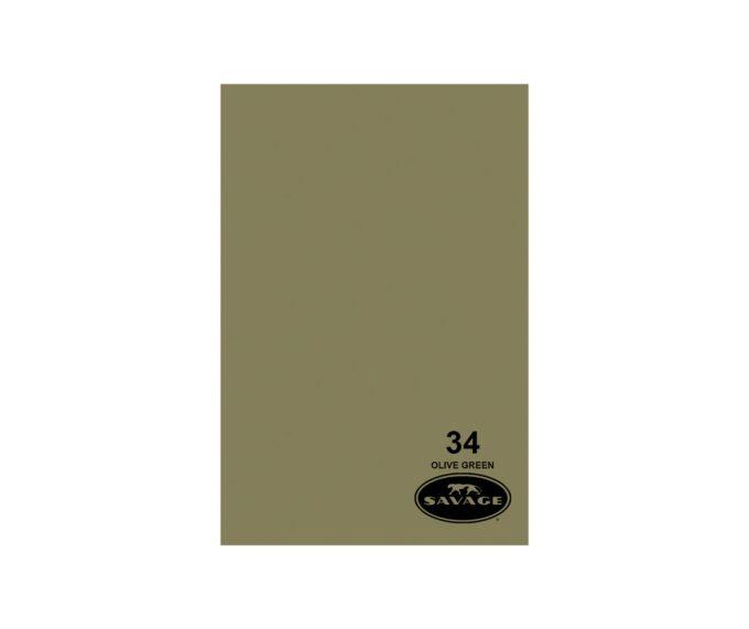 Savage Widetone Seamless Background Paper (#34 Olive Green, 107" x 12 yards)